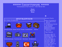 Tablet Screenshot of cassettepunk.com
